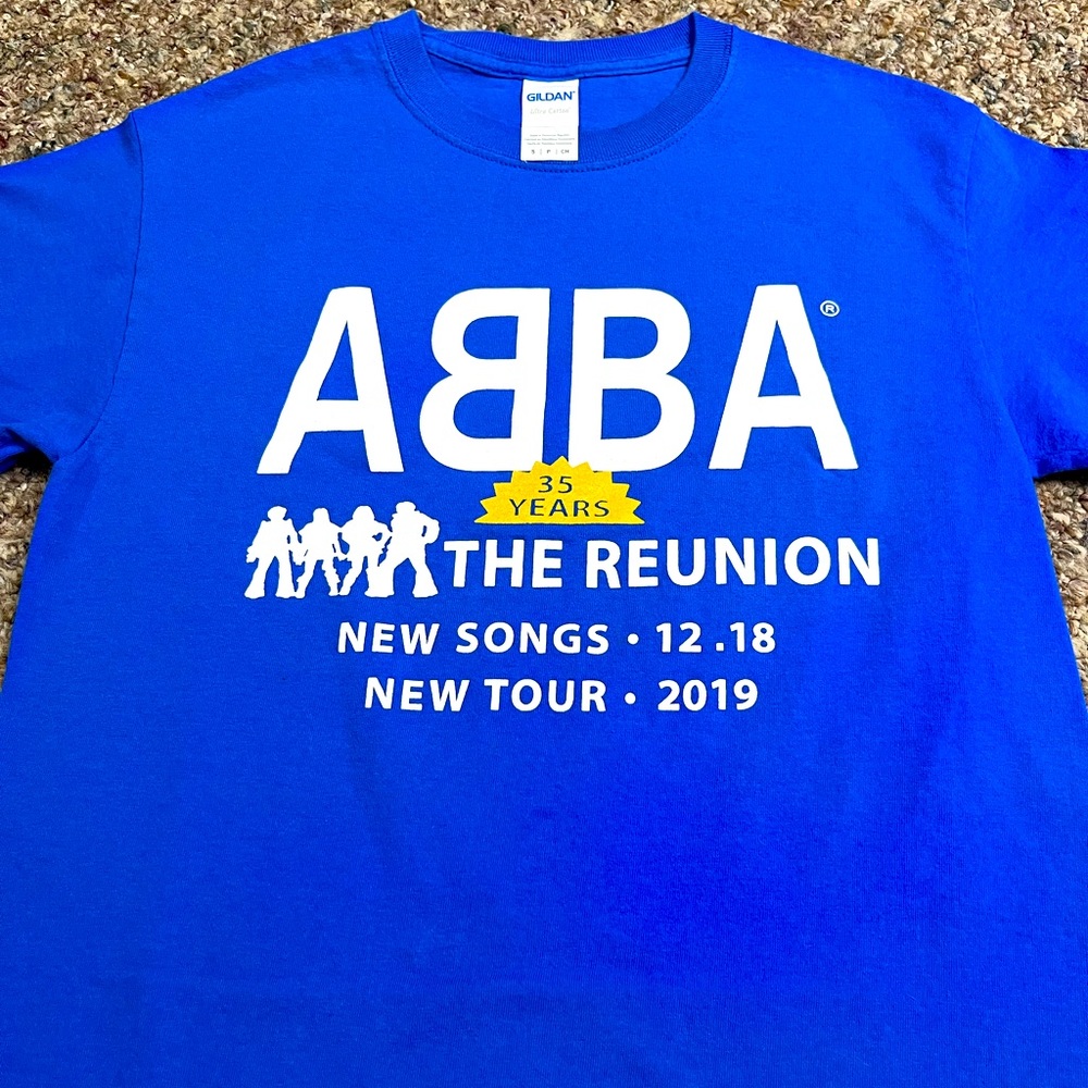 🎸 '19 ABBA Band Reuinion 35th Anniversary Tour Mamma Mia Dancing Queen Shirt